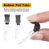 HobbyPark 50pcs RC Rubber Pull Tabs for 1/12 1/10 1/8 1/5 RC Car Body Clips Scale Models (fit 1.2mm 1.4mm 1.5mm Rod) view 2