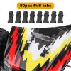 HobbyPark 50pcs RC Rubber Pull Tabs for 1/12 1/10 1/8 1/5 RC Car Body Clips Scale Models (fit 1.2mm 1.4mm 1.5mm Rod) view 3