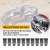 HobbyPark 50pcs RC Rubber Pull Tabs for 1/12 1/10 1/8 1/5 RC Car Body Clips Scale Models (fit 1.2mm 1.4mm 1.5mm Rod) view 4