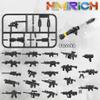HIMIRICH Weapons Pack Military Toy Set Building Blocks Model for Soldier Figures, Army Equipment Gear Kit Pieces and Parts Accessories Compatible with Major Brand view 3
