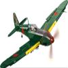 COBI Historical Collection WWII Kawasaki KI-61-I Hyen (Tony) Plane view 1