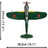 COBI Historical Collection WWII Kawasaki KI-61-I Hyen (Tony) Plane view 4