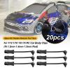 HobbyPark 20pcs RC Rubber Retainer Pull Tabs for 1/12 1/10 1/8 1/5 RC Car Body Clips (fit 1.2mm 1.4mm 1.5mm Rod) view 3