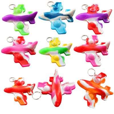 Roaqua 30 Packs Airplane Mini Pop Fidget, Autism Sensory Birthday Birthday Party Favors Gifts for School Classroom, Adult and Kids