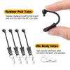 20pcs HobbyPark Universal RC Car Body Clips and Retainer for All 1/10 1/12 Scale Arrma Traxxas Axial SCX10 Losi Redcat HPI Exceed Shell Replacement Pins view 3