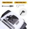 20pcs HobbyPark Universal 1/16 1/18 RC Car Body Clips and Pull Tabs Retainer Small R Pins for SCX24 TRX4M RC Vehicles Truck Buggy Shell Replacement Parts view 4
