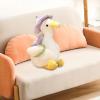Almencla Cartoon Duck Stuffed Animal Toys, Accompany Sleep Toy, Living Room Decoration, Animal Plush Doll for Girlfriend Children Kids Gifts, 35cm Violet view 2