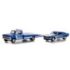 1969 Ford F-350 Ramp Truck & Mustang Blue Drag Team - Series HD Trucks by Greenlight view 1