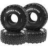 ShareGoo RC 1.9 Crawler Tires 1.9 inch Rubber Mud Tyre Tires OD 120mm Compatible with Axial SCX10 90046 AXI03007 Tamiya CC01 Redcat Gen8 RC4WD 1/10 RC Crawler 1.9 Beadlock Wheel Rims view 3