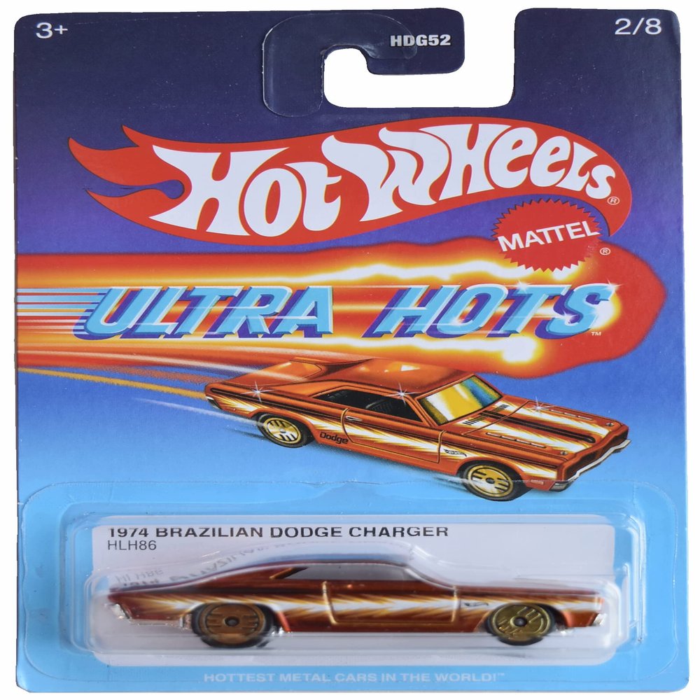 Hot Wheels 1974 Brazilian Dodge Charger, Ultra Hots 2/8