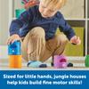 Learning Resources Peekaboo Learning Jungle Toddler - 10 Pieces, Ages 18 Months + , Toddler Montessori Toys, Stacking Shape, Sorting and Matching Skill, Educational Games view 4