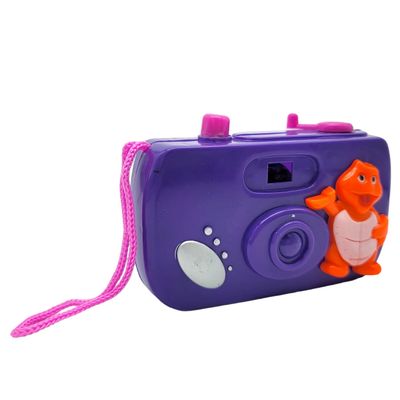 Kid's Pretend Animal Theme Camera Toy Set (1 Pack) Colorful Cameras with 8 Wild Animal Images (1 Piece)
