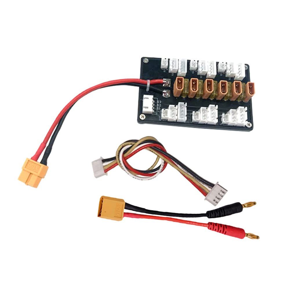 MOUDOAUER LiPo Battery Parallel Balance Charger Board 1-3S W/Plug for XT30 IMAX B6 B6AC Spare Part