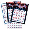 Liliful 35 Pcs 4th of July Bingo Game Cards 24 Players Patriotic Bingo Cards Independence Day Game for July 4th Party Card Games School Classroom Games Patriotic Party Favors Supplies(Classic) view 1