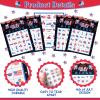 Liliful 35 Pcs 4th of July Bingo Game Cards 24 Players Patriotic Bingo Cards Independence Day Game for July 4th Party Card Games School Classroom Games Patriotic Party Favors Supplies(Classic) view 4