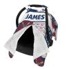 Personalized Baby Car Seat Canopy for Boys and Girls, Custom Name Baby Car Seats Covers for Babies, Opening Minky Nursing Breastfeeding Stroller Cover Infant Carseat Canopies for Newborn (Baseball) view 2