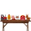 6 Pcs Farm Animals Centerpieces Farm Themed Party Supplies Ornament Indoor and Outdoor Table Decorations for Farm Animals 3D Table Decoration view 1