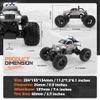 BEZGAR Remote Control Monster Trucks for Boys Age 4-7 - 1:14 All Terrain Rc Truck for Kids with Rechargeable Battery, 2.4GHz Remote Control Cars for 8-12 Year Old Boys Girls, Monster Trucks Toys view 4