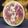 Colorful Chinese Dragon and Phoenix Lucky Coin - Lottery Ticket Scratching - Attract Good Fortune - Good Luck Challenge Coin view 3
