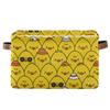 Yellow Chicken Storage Basket Fabric Kitchen Baskets Cute Anime Open Home Storage Bins Boxes Foldable Organizer Bag for Baby Cloth Pet Toy Book Shelf Closet Baskets 16128 Inches view 1