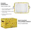 Yellow Chicken Storage Basket Fabric Kitchen Baskets Cute Anime Open Home Storage Bins Boxes Foldable Organizer Bag for Baby Cloth Pet Toy Book Shelf Closet Baskets 16128 Inches view 3