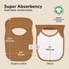 8-Pack Baby Bibs for Boys, Girls - Pullover Bibs for Drooling Teething Baby Girl & Boy Toddler, Newborn, Soft & Absorbent, Cute Colors, Large Torso Coverage Keep Infant Clean & Dry(Terracotta) view 3