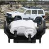 NDNCZDHC RC Gearbox, Metal Gearbox Transfer Case Upgrade Components Parts with Mount for SCX10 / D90 1/10 RC Crawler Car view 2