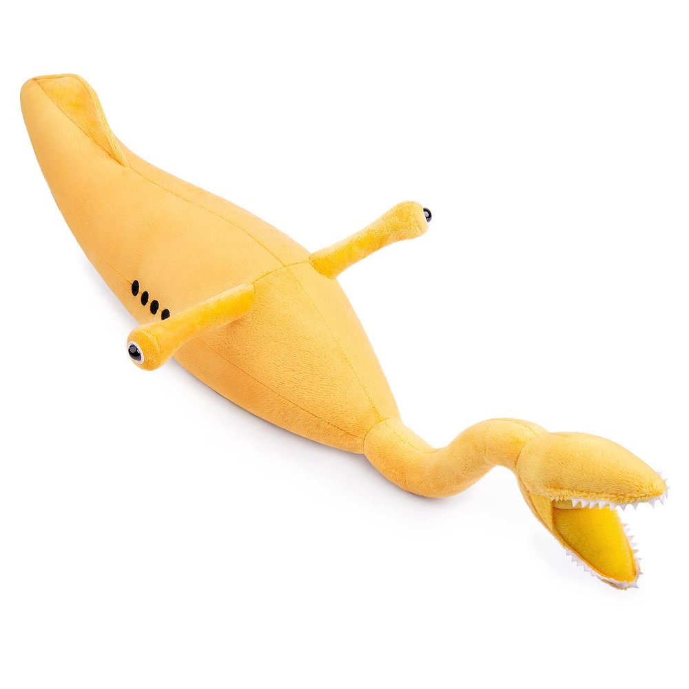 ZHONGXIN MADE Realistic Cambrian Ancient Organism Tullimonstrum Plush Toy - Lifelike 24" Cambrian Tully Monster Stuffed Animals Model Plushie, Unique Plush Gift for Kids