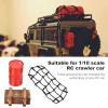 NDNCZDHC RC Car Simulation Decoration Accessories, Luggage Net Crawler Box Decorative Oil Drum Set fit for 1/10 Scale RC Crawler Car view 3