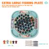 Fishing Game for Kids Magnetic Fishing Set for Toddlers with 45 Fish and 4 Poles Rotating Fish Board with Music Educational Fine Motor Skill Activity for Boys and Girls 3 Years+ view 4