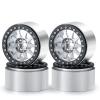 Benedict Harry 2.2" Aluminum Beadlock Wheel Rims for 1/10 RC Axial SCX10 Wraith 90048 90018 RR10 TRX4 Crawler car(Silver) view 1
