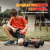 GoolRC 9500E RC Cars, 1:16 Scale Remote Control Car, 4WD 40KM/H High Speed RC Truck, 2.4GHz All Terrain Off Road Climbing Car, Full Scale RC Car with 2 Batteries for Adults (Orange) view 4