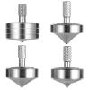 CHEETOP Stainless Steel Spinning Top, Precision Mini Desktop Gyroscope, Kill Time Reduce Stress ADHD Toys, Perfect Balance Gyro (4PCS Style 1+Style 2+3+4) view 1