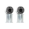 NexxSpeed CNC Aluminum Beadlock Rim Set (Black) - FMS FCX24 Max Smasher view 1