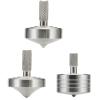 CHEETOP Stainless Steel Spinning Top, Precision Mini Desktop Gyroscope, Kill Time Reduce Stress ADHD Toys, Perfect Balance Gyro (3PCS Style 2+3+4) view 1