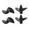 2Pair Dia 35/39/42/45mm Nylon 2-Blades Propeller Copper Core Forward Reverse Semi-immersed Paddle M4 Thread Shaft for RC Model Ship Electric Boat (2pair D42xP29.5mm) view 1
