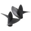 2Pair Dia 35/39/42/45mm Nylon 2-Blades Propeller Copper Core Forward Reverse Semi-immersed Paddle M4 Thread Shaft for RC Model Ship Electric Boat (2pair D42xP29.5mm) view 2