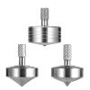 CHEETOP Stainless Steel Spinning Top, Precision Mini Desktop Gyroscope, Kill Time Reduce Stress ADHD Toys, Perfect Balance Gyro (3PCS Style 1+2+ 4) view 1