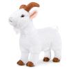 Frankiezhou Home Goat Plush Toy - Lifelike 12' Soft White Goat Stuffed Animal, Unique Plushie Toy Model Doll Collection for Kids view 1