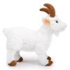 Frankiezhou Home Goat Plush Toy - Lifelike 12' Soft White Goat Stuffed Animal, Unique Plushie Toy Model Doll Collection for Kids view 2