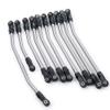 SWX 10pcs Stainless Steel Steering Pull Rod 324mm Link Linkage for 1/10 RC SCX10 Upgrades Crawler RC Car view 1