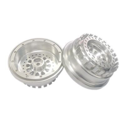 VOTACH & VITAVON alumium beadlock wheel V2 silver rim+ring fits with proline hyrax 10163-00 only For UDR Traxxas Unlimited Desert Racer 1:7 (2pcs)