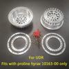 VOTACH & VITAVON alumium beadlock wheel V2 silver rim+ring fits with proline hyrax 10163-00 only For UDR Traxxas Unlimited Desert Racer 1:7 (2pcs) view 2