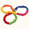 rockible Elastic Cooperative Stretchy Band Differrnt Length Entertainment Toy Multi Color Durable Exercise Band Loop for Outdoor Activities Child, 3M view 3