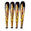 Inflatable Baseball Bats - 4 Pieces (Huge - 42 Inches) (Fire Flame) Party Favor for Kids and Adults Birthday Party, Sports Theme Activities and Good Old Fun! (Fire Flame) view 1