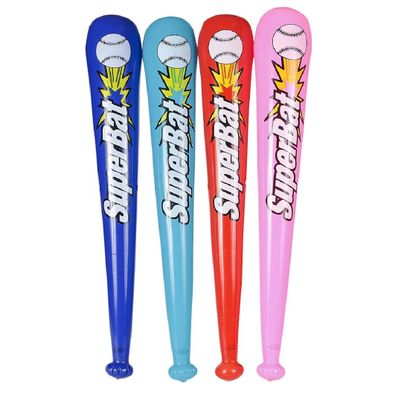 Inflatable Baseball Bats - 4 Pieces (Huge - 42 Inches) (Colorful Super Bats) Party Favor for Kids and Adults Birthday Party, Sports Theme Activities and Good Old Fun! (Colorful Super Bats)