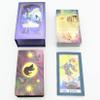 Jayiaine Tarot Cards with Instructions, 78 for Beginners,PVC, Waterproof, Anti-Wrinkle, Luxury Gold Foil, Waite Tarot Cards, Gold Foil Tarot with Exquisite Box,B view 1