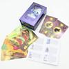 Jayiaine Tarot Cards with Instructions, 78 for Beginners,PVC, Waterproof, Anti-Wrinkle, Luxury Gold Foil, Waite Tarot Cards, Gold Foil Tarot with Exquisite Box,B view 3