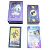 Jayiaine Tarot Cards for Beginners,Gold Foil Waterproof Cards, with Guidebook Fortune Teller Game Set for Family Reunion Expert Reader for Christmas Birthday, Purple view 1