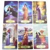 Jayiaine Tarot Cards for Beginners,Gold Foil Waterproof Cards, with Guidebook Fortune Teller Game Set for Family Reunion Expert Reader for Christmas Birthday, Purple view 3